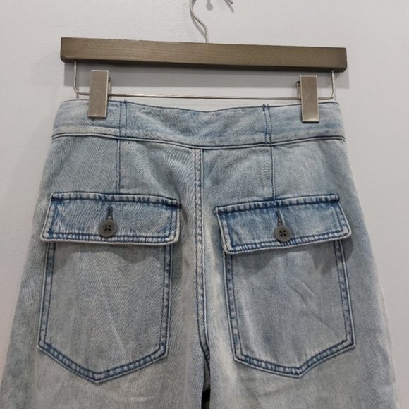 FREE PEOPLE Paloma High-Rise Slouchy Jeans Size 24 - Picture 6 of 9